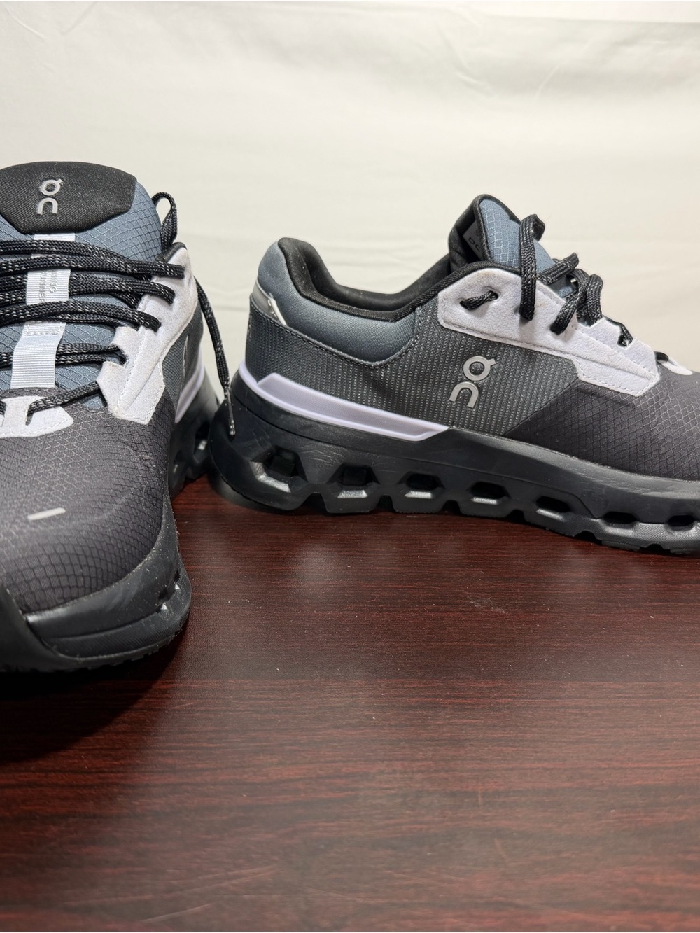 On Running Men's Trail Sneakers - Black and White